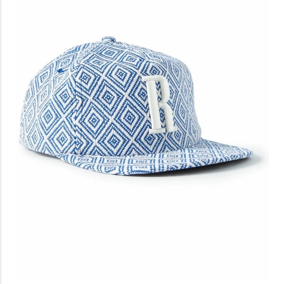 Rhude logo embroidered jacquard trucker cap